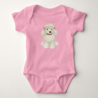 Poodle Baby Clothes Bodysuit