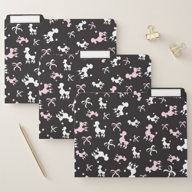 Poodle Beauty File Folder (Set)