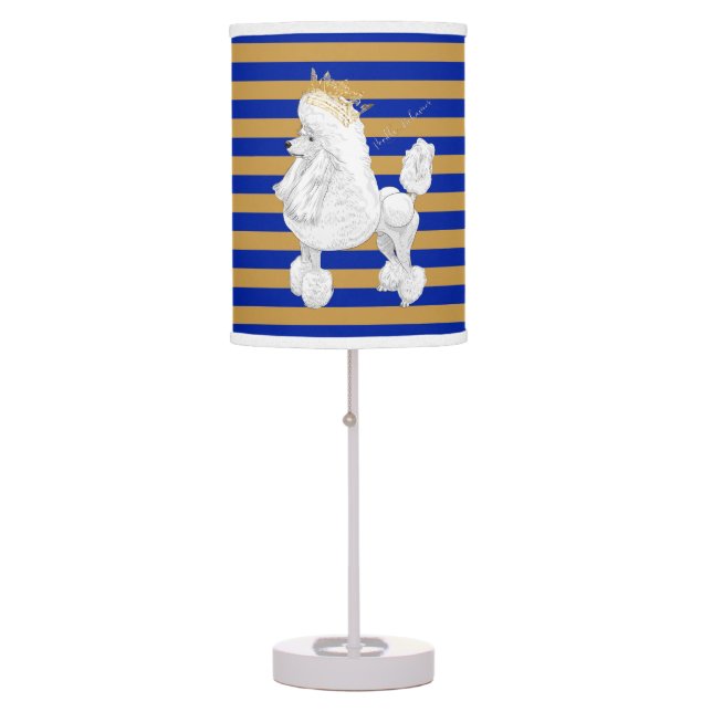 Poodle Behavior Lamp (Front)