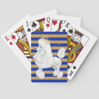 Poodle Behavior Playing Cards