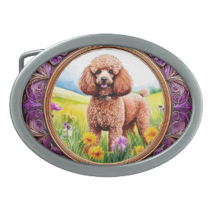 Poodle Belt Buckle
