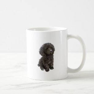 Poodle - black toy pup coffee mug