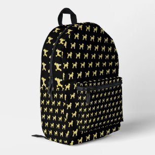 POODLE BLING PRINTED BACKPACK