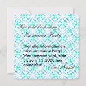 Poodle blue point pattern (Back)