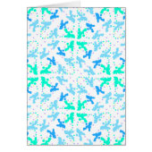 Poodle blue point pattern cards (Front)