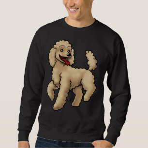 Poodle  Brown Sweatshirt