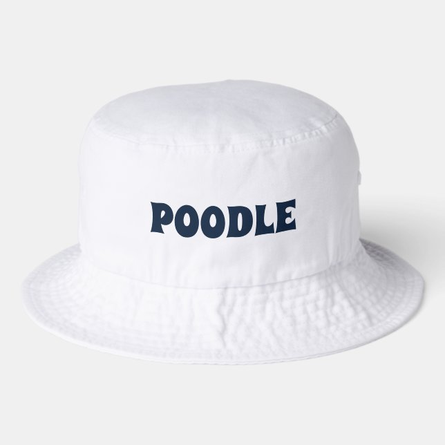 POODLE BUCKET HAT (Front)