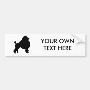 Poodle Bumper Sticker