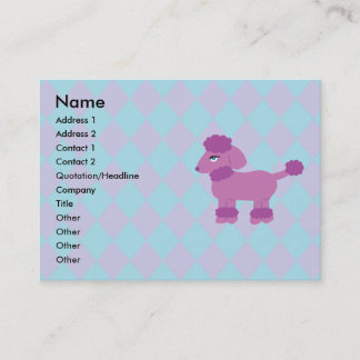 Poodle Business Cards