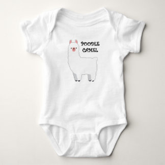 Poodle Camel Baby Bodysuit