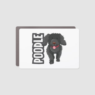 Poodle Car Magnet