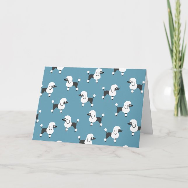 Poodle Card (Front)