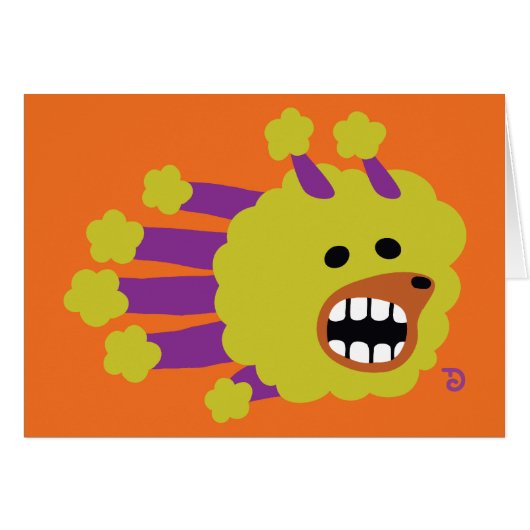 Poodle card (Front Horizontal)