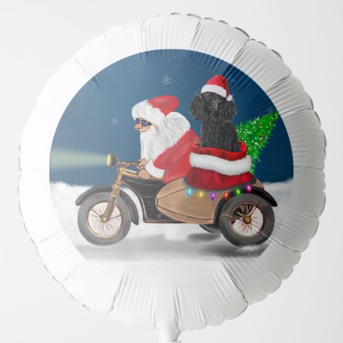 Poodle Christmas Balloon