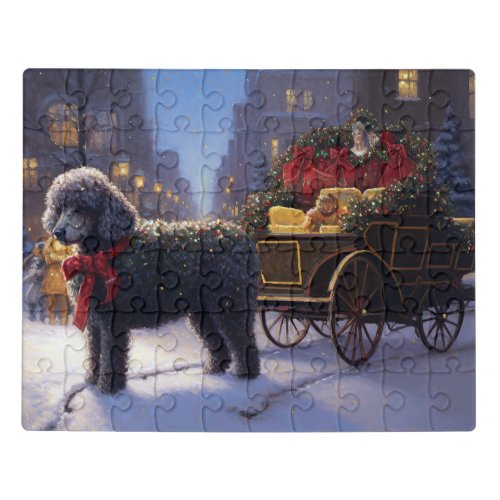 Poodle Christmas Festive Season Jigsaw Puzzle