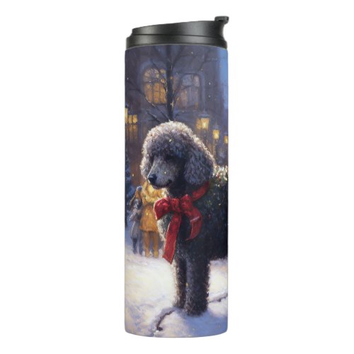 Poodle Christmas Festive Season Thermal Tumbler