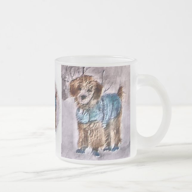 Poodle Christmas Gifts Poodle Holiday Mugs (Right)