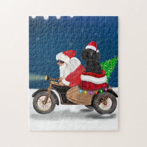 Poodle Christmas Jigsaw Puzzle