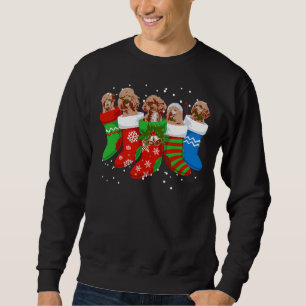 Poodle Christmas Sweater Poodle Dog Cute Socks Xma