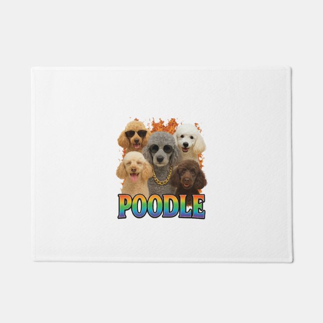 Poodle Copy Doormat (Front)