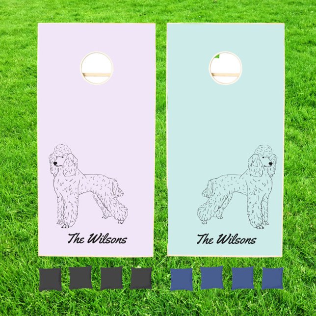 Poodle Cornhole Set (Creator Uploaded)