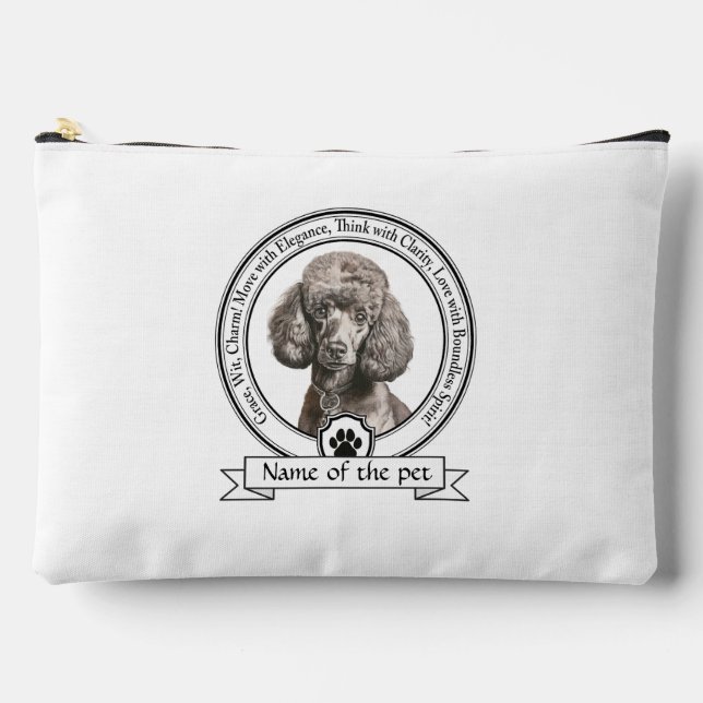 Poodle Credo Accessory Pouch (Front)