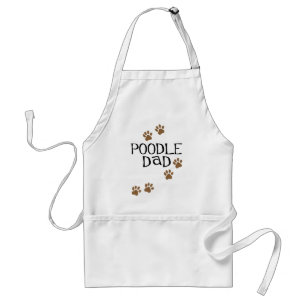 Poodle Dad Adult Apron