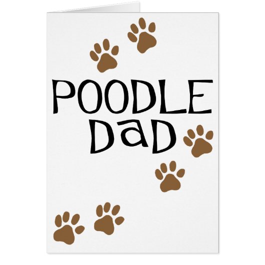 Poodle Dad Cards (Front)