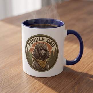 Poodle Dad Coffee Mug | Doodle Dog Dad Gift
