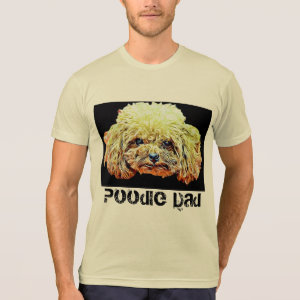 Poodle Dad Dog T-shirt