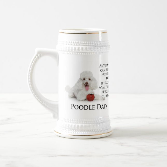 Poodle Dad Stein (Left)