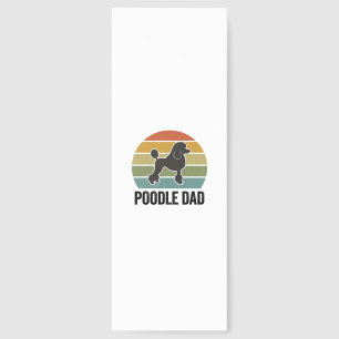 Poodle Dad Vintage Sunset Dog Lover Design_1 Bookmarks