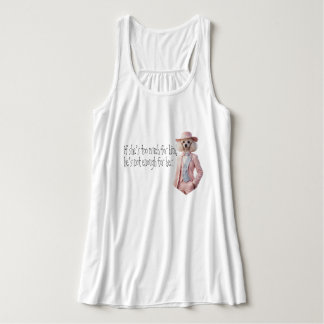Poodle Dame wise words you're enough Tank Top