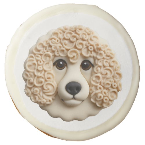 Poodle Dog 3D Inspired Sugar Cookie