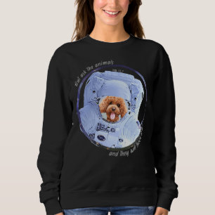 Poodle Dog Astronaut In Space Bible Verse Ask The Sweatshirt