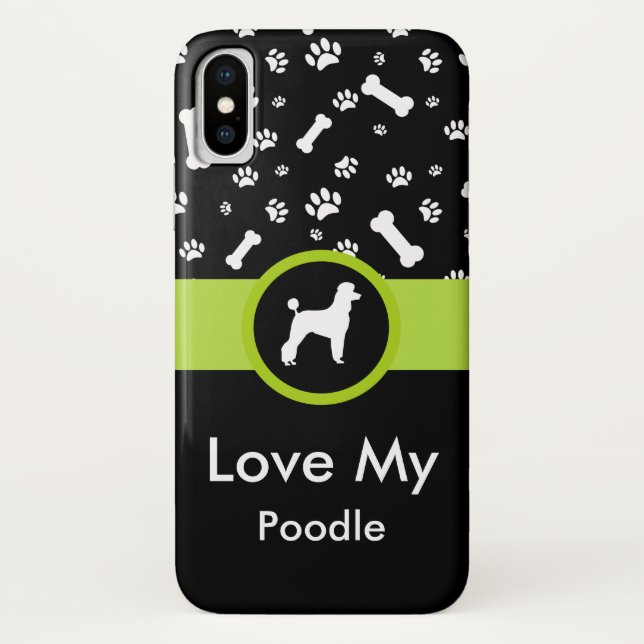 Poodle Dog Breed Design Case-Mate iPhone Case (Back)