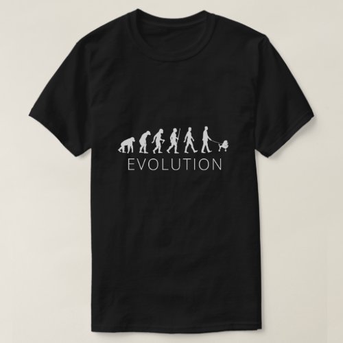 Poodle dog breed Owner Evolution T_Shirt