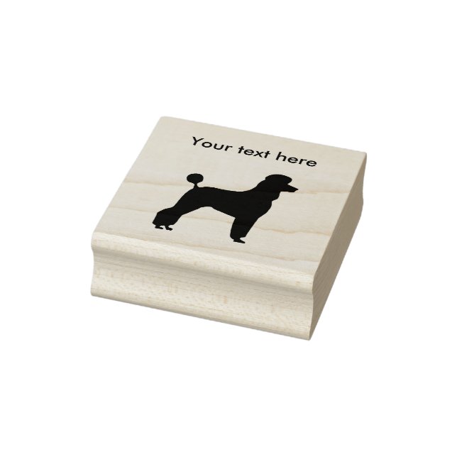 Poodle Dog Breed Rubber Stamp (Stamp)