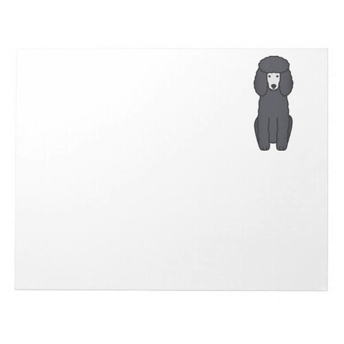 Poodle Dog Cartoon Notepad