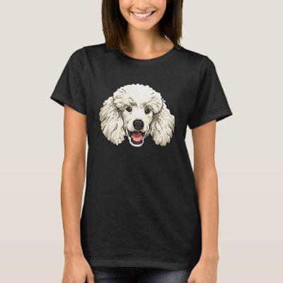 Poodle Dog Face Puppy Pet Animal Poodle  Poodle Mo T-Shirt