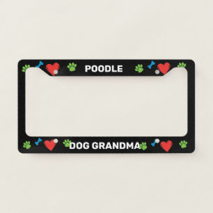 Poodle Dogs License Plates Zazzle