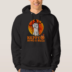 Poodle Dog Halloween Happy Howl O Ween Hoodie