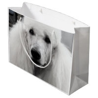 Poodle Dog large gift bag