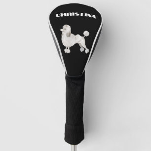Poodle Dog Lover Black Personal  Golf Head Cover
