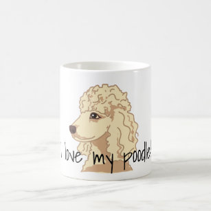 Poodle Dog Lover Pet Dogs Paws Coffee Mug