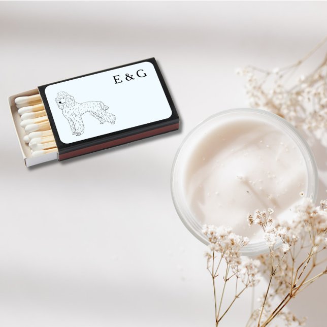 Poodle Dog Matches Wedding Guest Bulk Favors (Creator Uploaded)