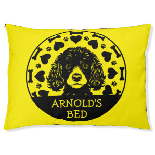 Poodle Dog Owner Pet Bed