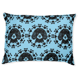 Poodle Dog Owner Pet Bed