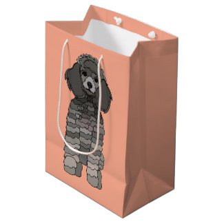 Poodle Dog Pet Medium Gift Bag