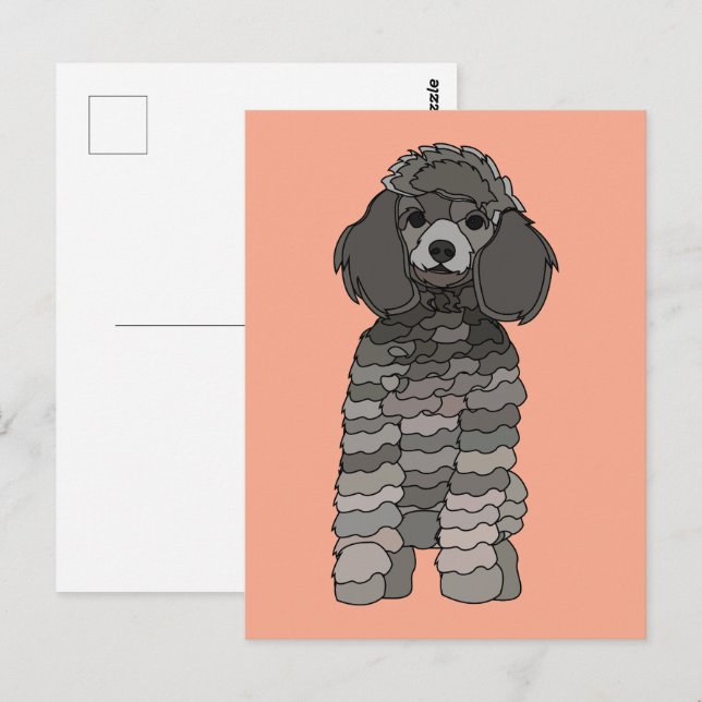 Poodle Dog Pet Postcard (Front/Back)